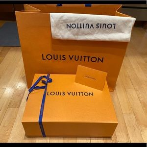 Louis Vuitton 19” Gift Bag + 14” Box + Dust Cover